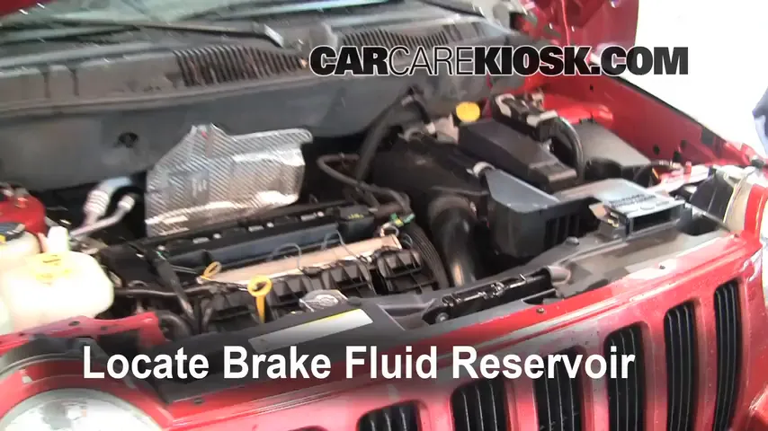 2008 Jeep Compass Sport 2.0L 4 Cyl. Brake Fluid
